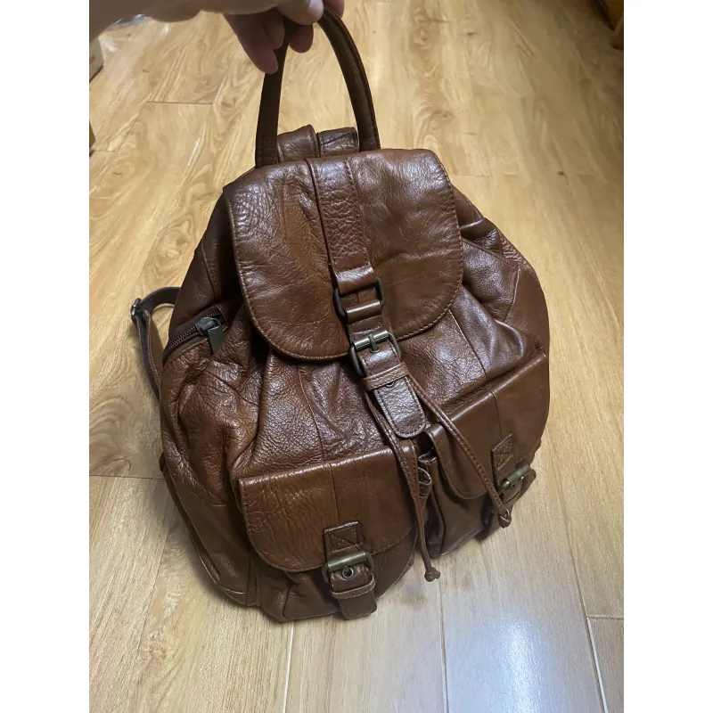 Balo nữ size 29*31*12 da thật 2hand 933359