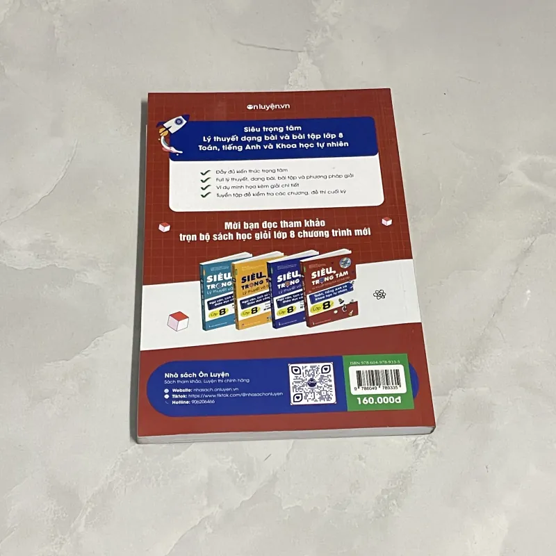 Siêu Trọng Tâm Lớp 8 - Toán, Tiếng Anh, Khoa Học Tự Nhiên 776802