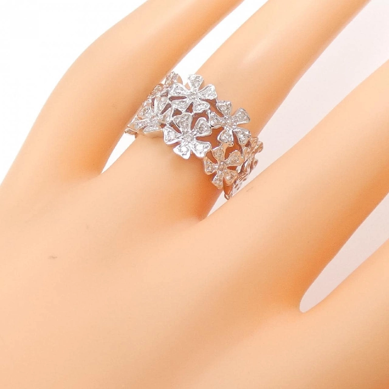 Nhẫn kim cương K18WG 0.50CT 670974