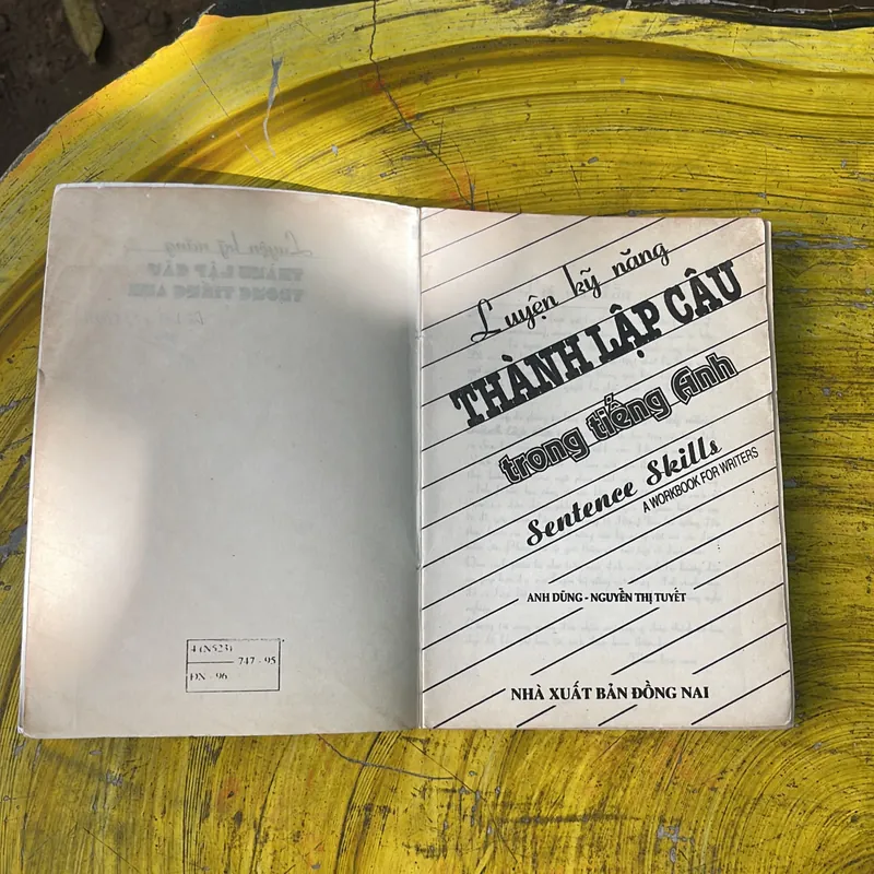 LUYỆN KỸ NĂNG THÀNH LẬP CÂU TRONG TIẾNG ANH - SENTENCE SKILLS A WORKBOOK FOR WRITERS  736777