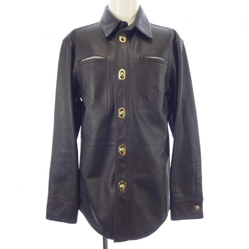 BOTTEGA VENETA 630720 Áo khoác da - Hàng hiệu Chính hãng 895364