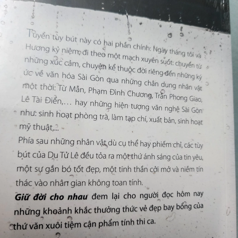 Giữ đời cho nhau | Du Tử Lê | nguyên seal  498444