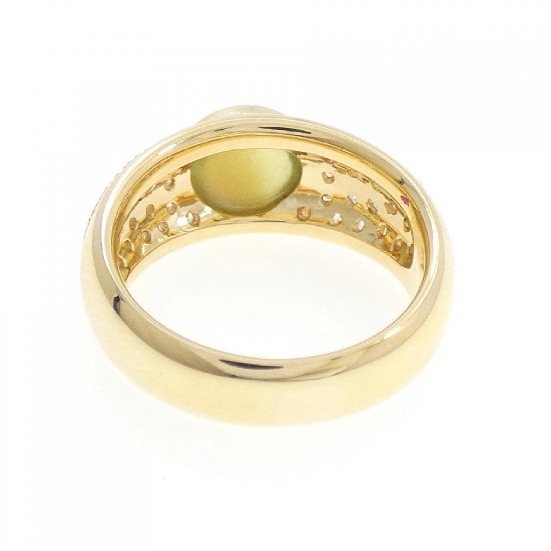 Nhẫn K18YG Chrysoberyl Cat's Eye 2.25CT - Hàng hiệu Chính hãng 846648