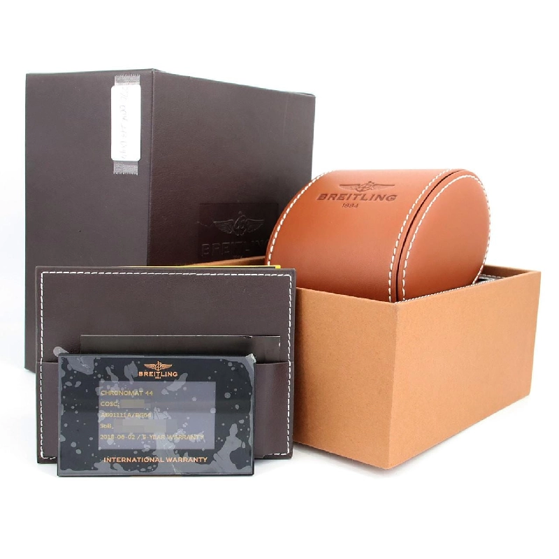 Đồng hồ Breitling Chronomat 44 Black Roman Mother of Pearl JAPAN LTD AB0111/S011B64PA SS tự động - Hàng hiệu chính hãng 882255