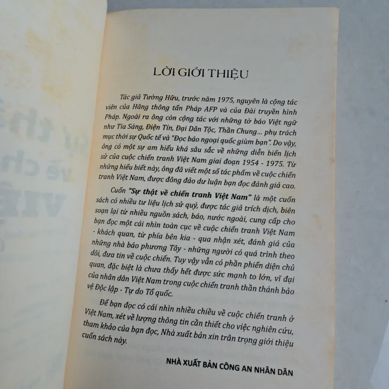 Sự thật về chiến tranh Việt Nam - Tường Hữu 999477
