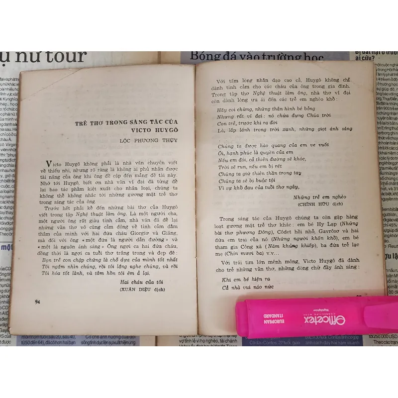 VICTOR HUGO Ở VIỆT NAM (in 1985) - Nhiều tác giả 712230