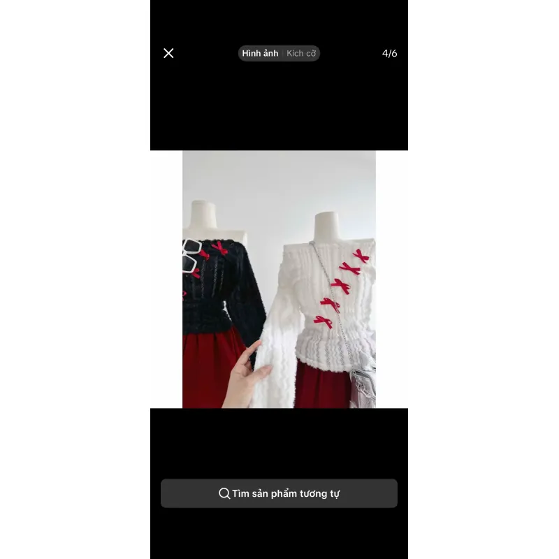 (Size M) Áo váy chỉ mặc duy nhất 1 lần dịp Noel 2025 936563