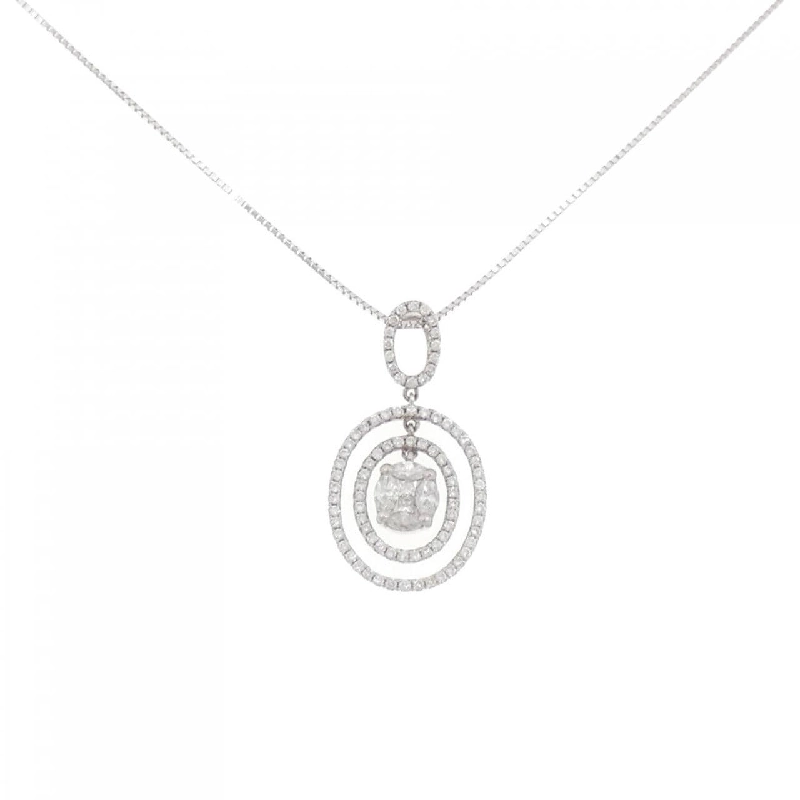 K18WG Dây chuyền kim cương 0.84CT - Hàng hiệu Authentic 860167