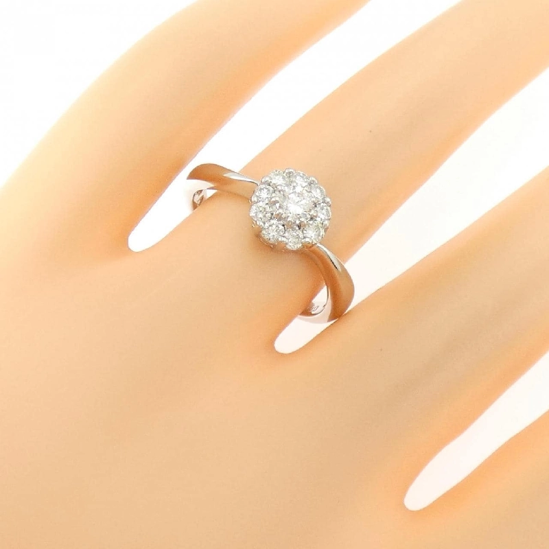 Nhẫn kim cương hoa PT900 0.50CT 666227