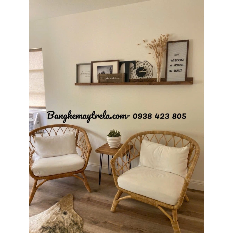 Ghế sofa đơn mây vuông 493231