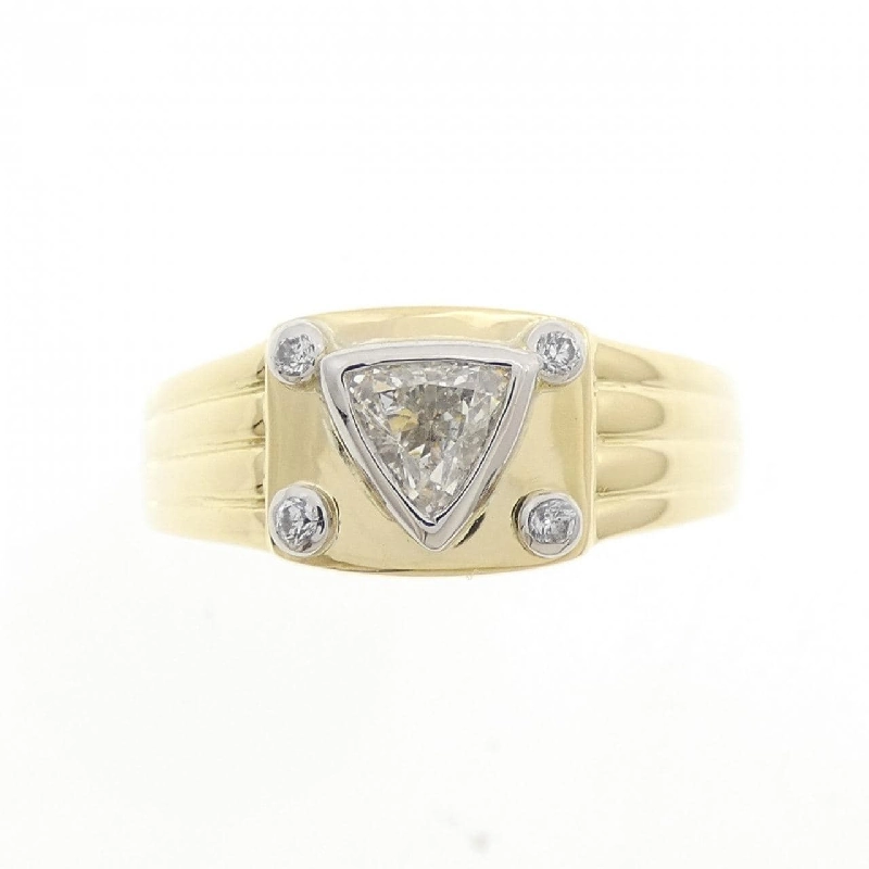 Nhẫn kim cương K18YG/PT900 0.316CT 666464