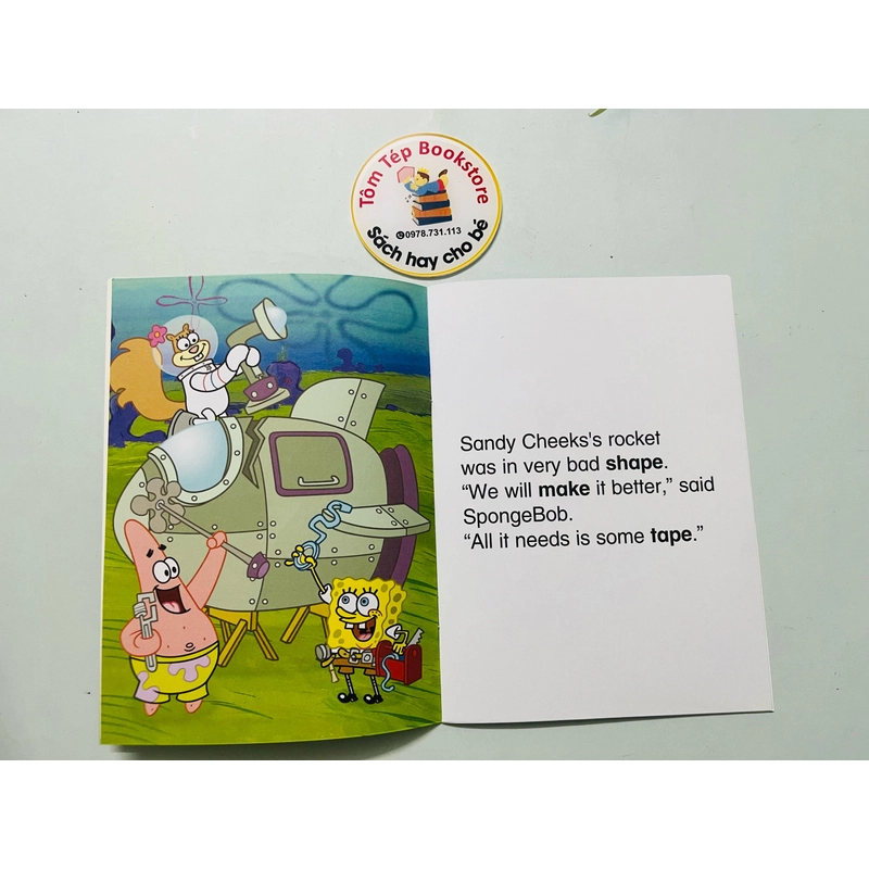 Boxset  sách cho bé tập đọc  Learn to Read with Spongebob 478867