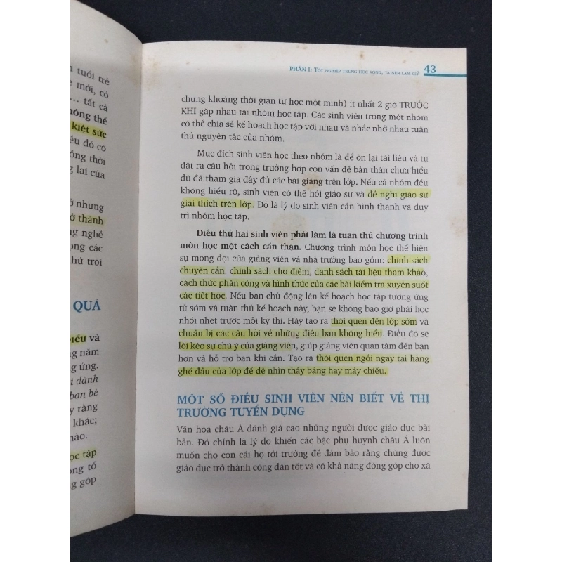 Departure - Khởi hành lời khuyên sinh viên Việt Nam Giáo sư John Vu mới 70% ố vàng có viết mực bìa highlight trong sách 2015 HCM.ASB1309 916965