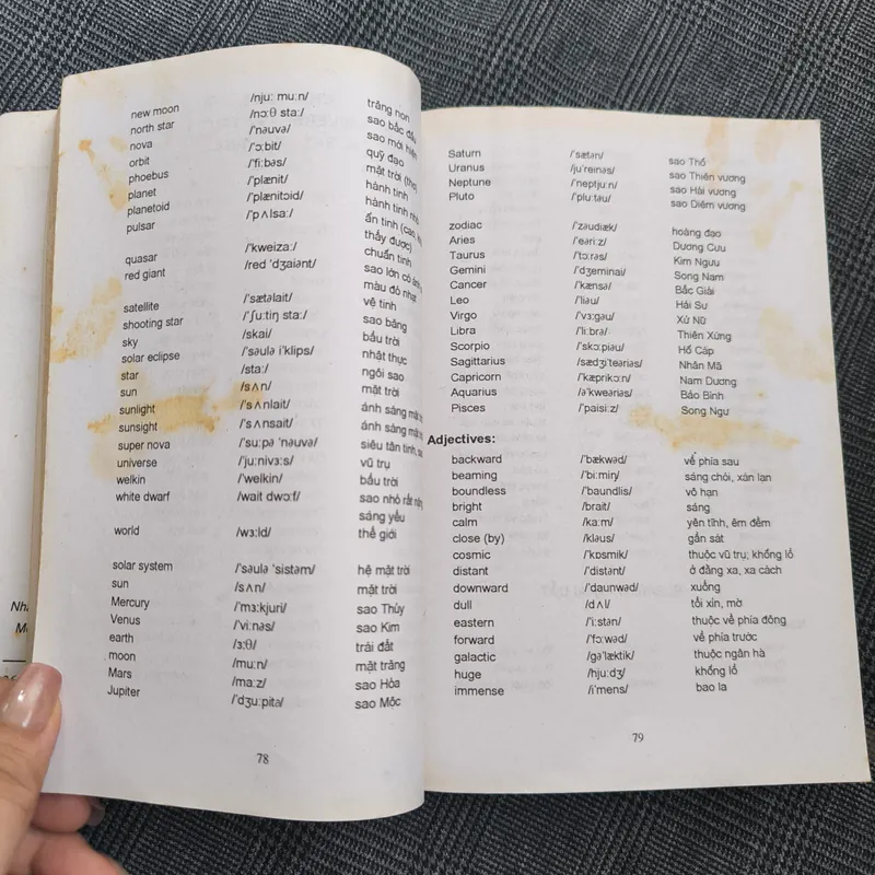 Từ vựng tiếng Anh theo chủ điểm - Võ Công Thương 564739