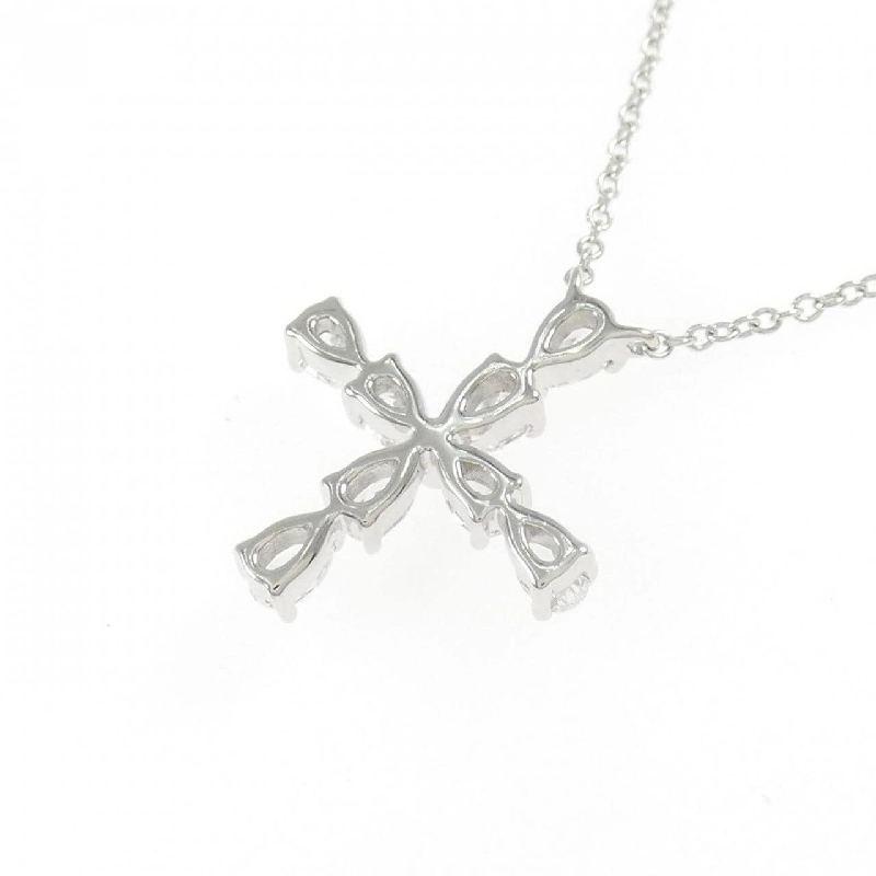 Hàng hiệu Authentic Harry Winston Dây chuyền hình chữ thập mini dạng cặp 840290