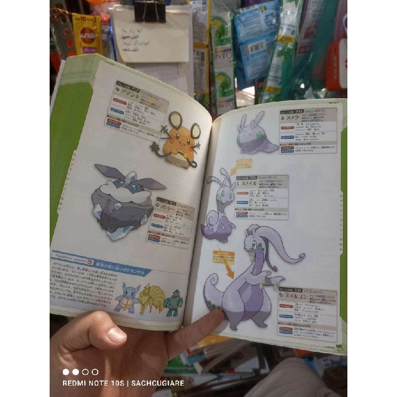 Tiếng Nhật từ điển pokemon sách màu 2014 mới 90% Sách học tiếng Nhật HCM2702 930132