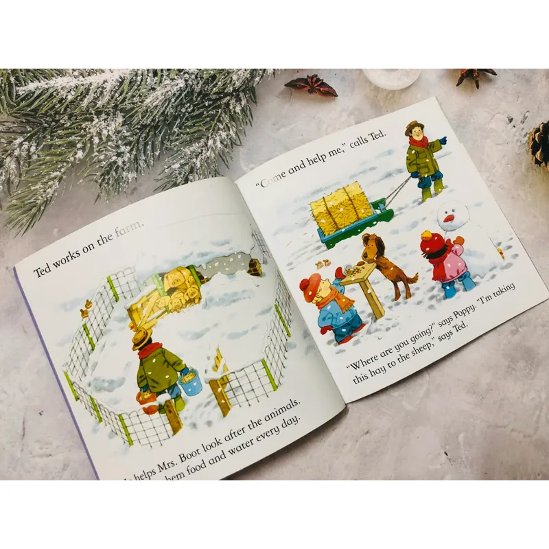 Set 6 𝐔𝐬𝐛𝐨𝐫𝐧𝐞 𝐅𝐚𝐫𝐦𝐲𝐚𝐫𝐝 𝐓𝐚𝐥𝐞𝐬 Cuộc sống vui nhộn ở nông trại Apple Tree 706194