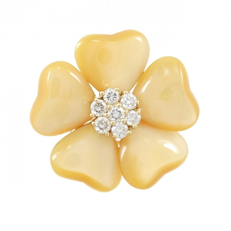 Nhẫn hoa ngọc trai mẹ K18YG - Hàng hiệu Authentic 850320