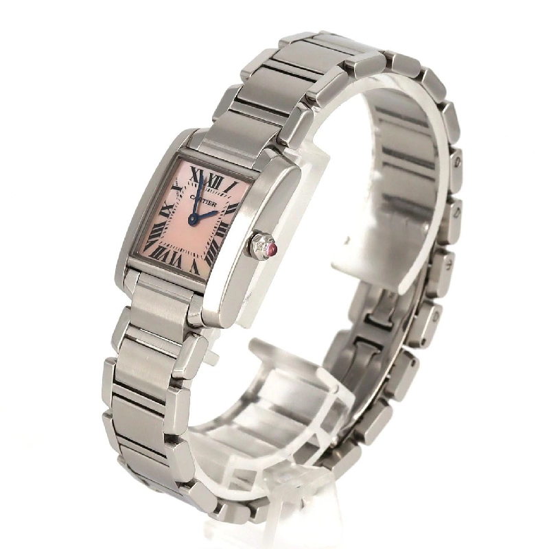 Cartier Tank Française SM W51028Q3 SS Quartz - Hàng hiệu Chính hãng 881603