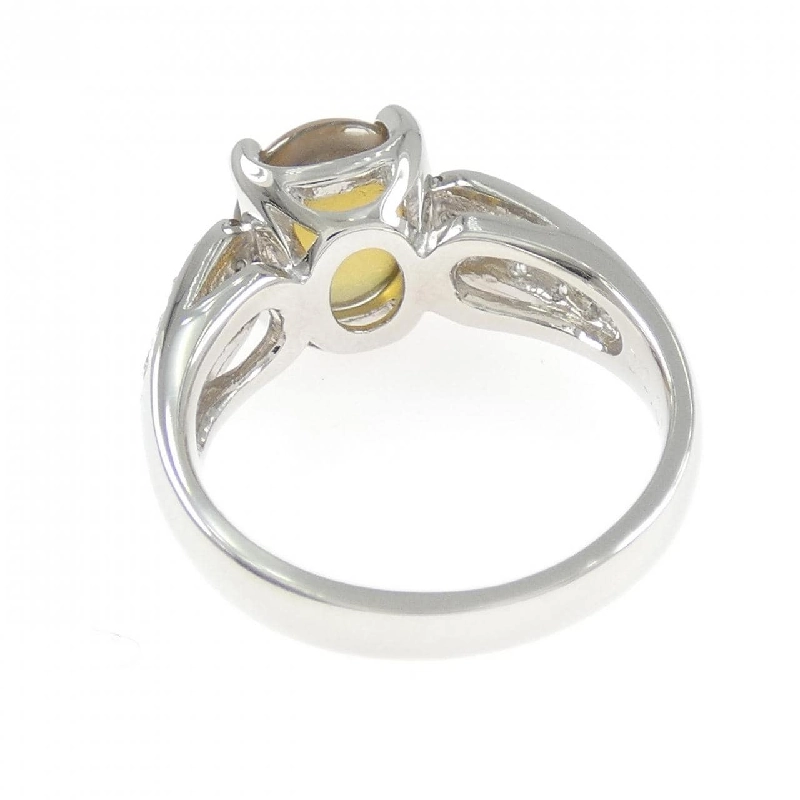 Nhẫn mắt mèo chrysoberyl PT900 2.73CT - Hàng hiệu Authentic 849305