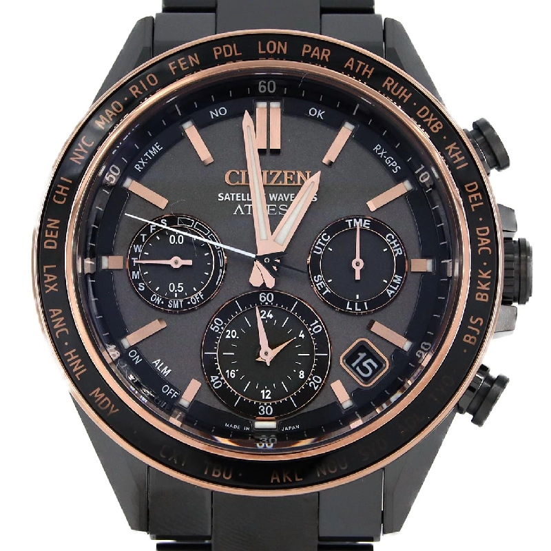 Đồng hồ GPS sóng vệ tinh Citizen Attesa F950-0029S0C/CC4074-61W TI Solar Quartz - Hàng hiệu Authentic 883525