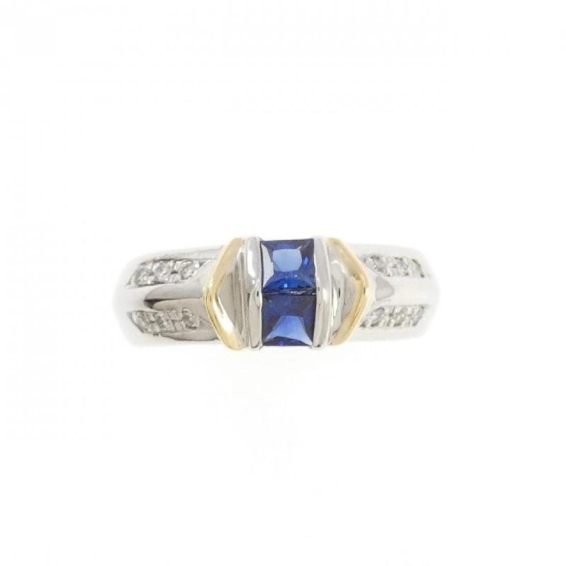 Nhẫn Sapphire PT900/K18YG 0.46CT 669579