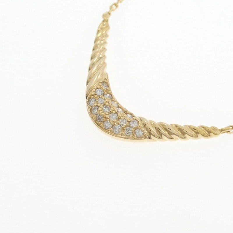 K18YG Dây chuyền kim cương - Hàng hiệu Authentic 860935