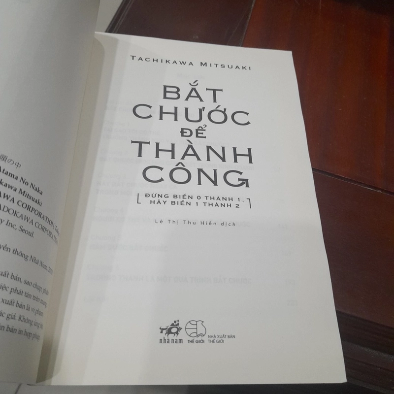 Tachikawa Mitsuaki - BẮT CHƯỚC để THÀNH CÔNG (sách nhã nam) 329098