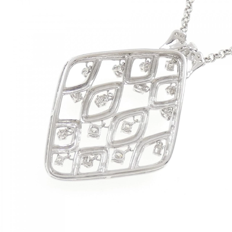 K18WG/750WG Dây chuyền kim cương 1.12CT - Hàng hiệu Chính hãng 846764