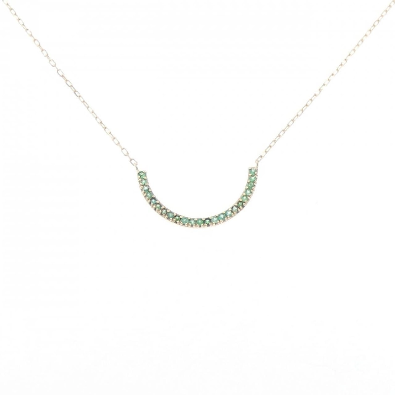 Nhà thiết kế Enasoluna - Dây chuyền ngọc lục bảo - Hàng hiệu Authentic 844121