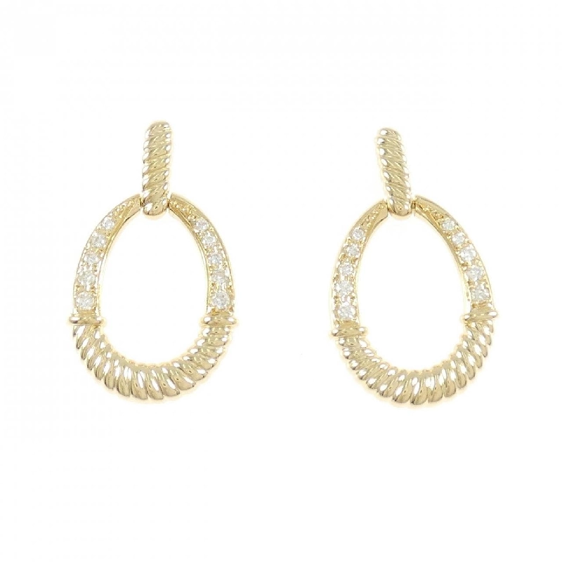 K18YG Bông tai Kim cương 0.22CT - Hàng hiệu Chính hãng 874241