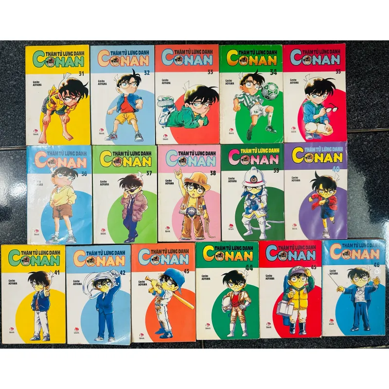 Thám tử lừng danh conan bìa màu full 46 tập 1000288