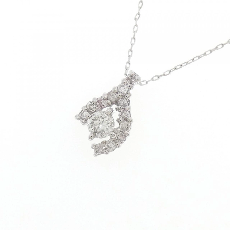 Dây chuyền kim cương K18WG 0.24CT - Hàng hiệu Chính hãng 863870