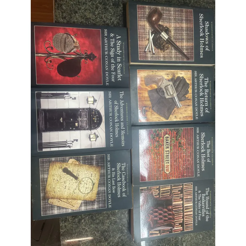 7 books Sherlock Holmes Conan Doyle 734136