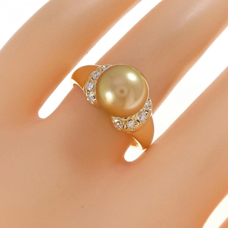 Nhẫn ngọc trai trắng Tasaki 9mm - Hàng hiệu Authentic 838936