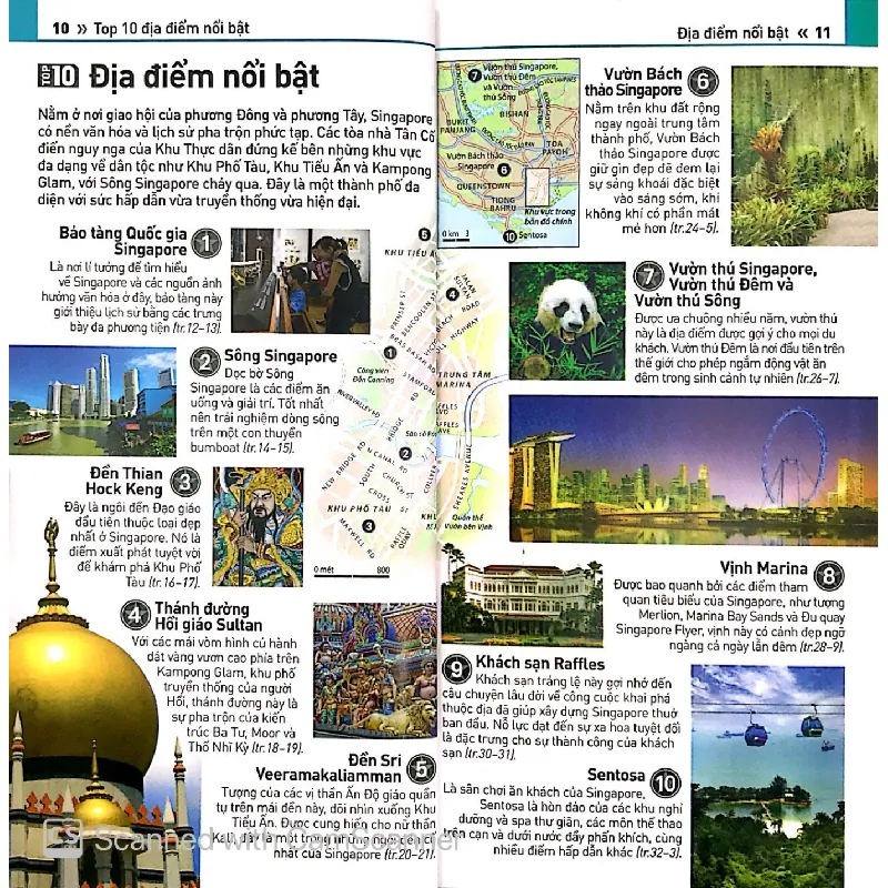 Cẩm Nang Du Lịch - Top 10 Singapore - DK 689986