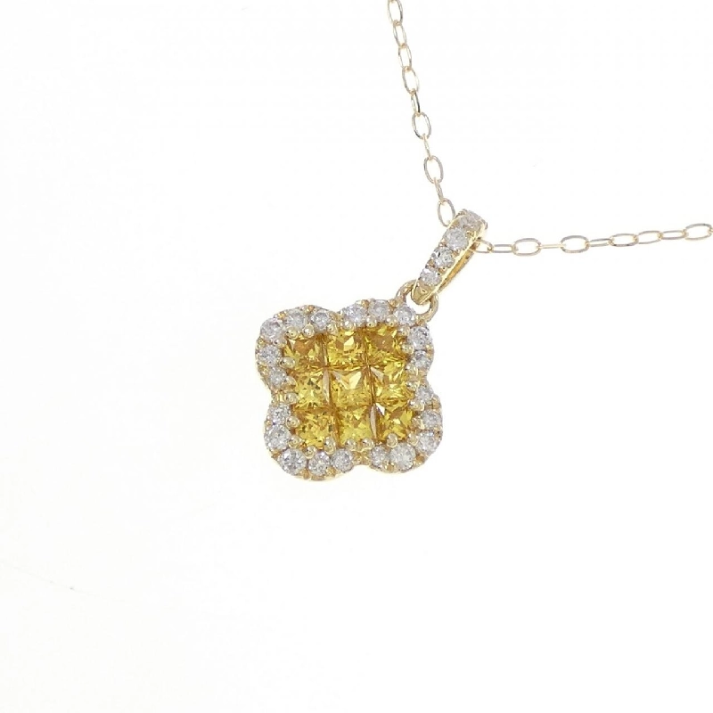 K18YG Sapphire Necklace 0.40CT - Hàng hiệu Authentic 857414