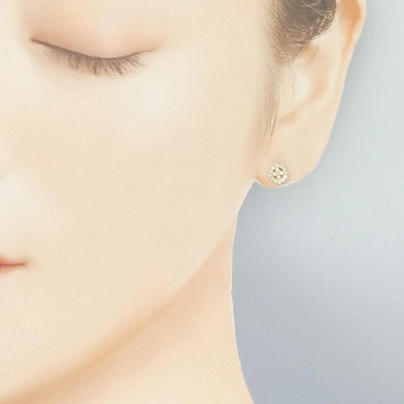K18YG Bông tai kim cương 0.20CT - Hàng hiệu Chính hãng 866671