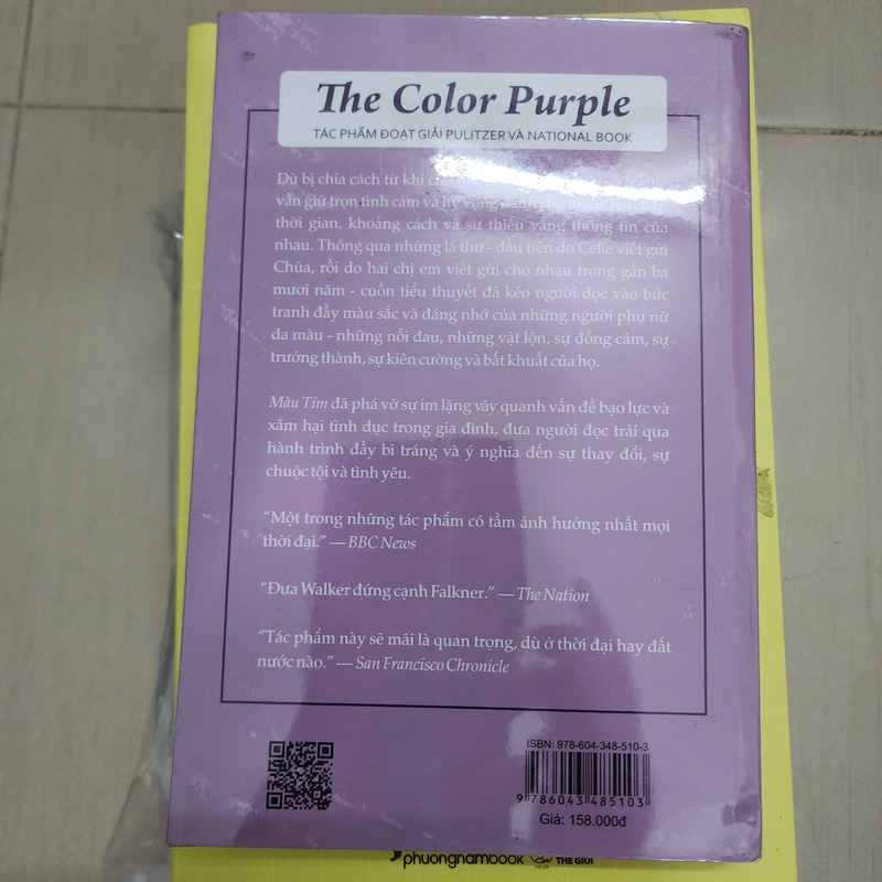 Sách Màu tím The color purple của Alice Walker mới 99% 499683
