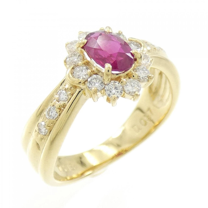 Nhẫn ruby K18YG 673517