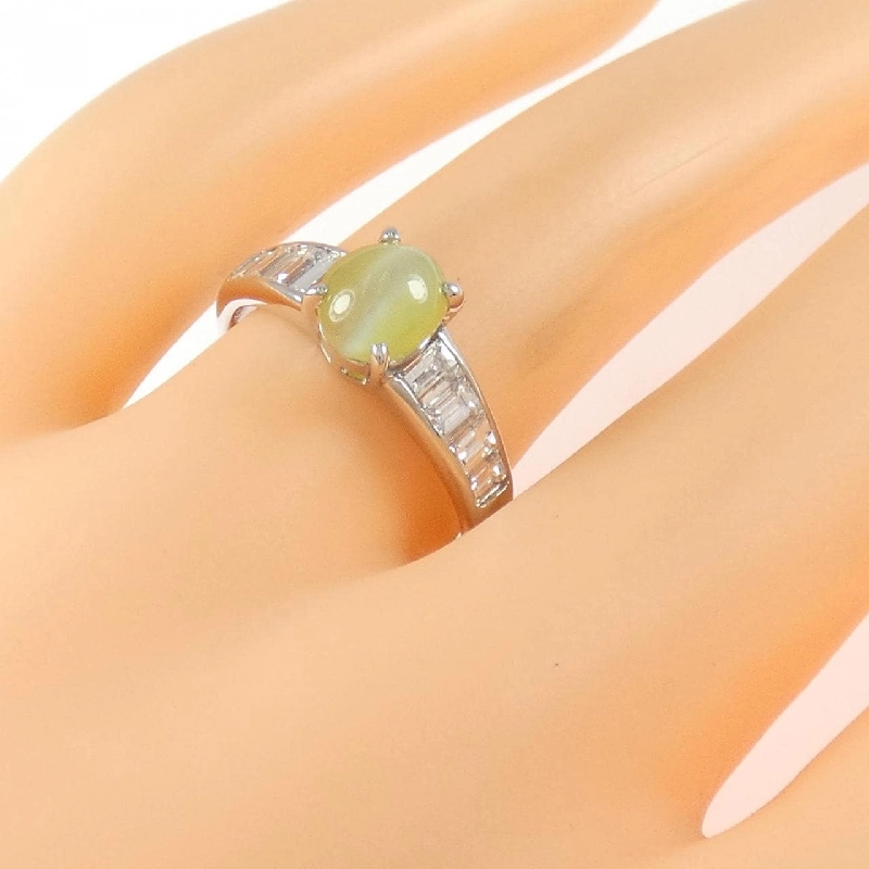 Nhẫn Chrysoberyl Cat's Eye PT900 1.571CT - Hàng hiệu Chính hãng 852395