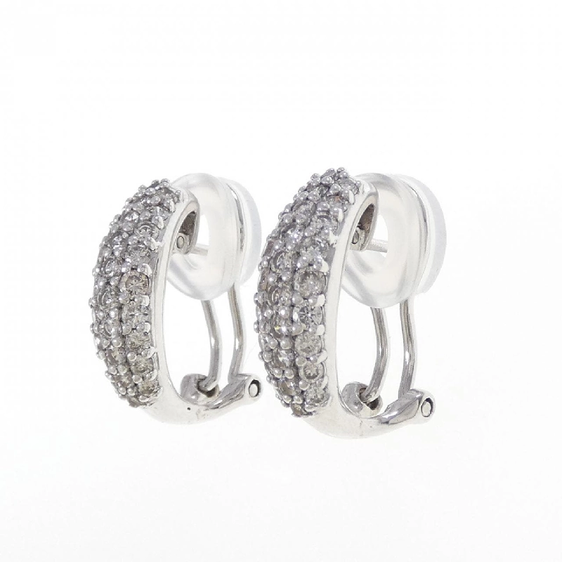 Bông tai/khuyên tai kim cương K18WG 1.00CT - Hàng hiệu chính hãng 867566