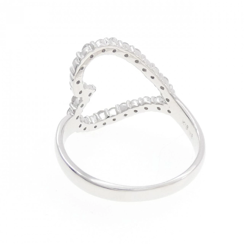 Nhẫn kim cương hình trái tim K18WG 0.50CT - Hàng hiệu chính hãng 848515