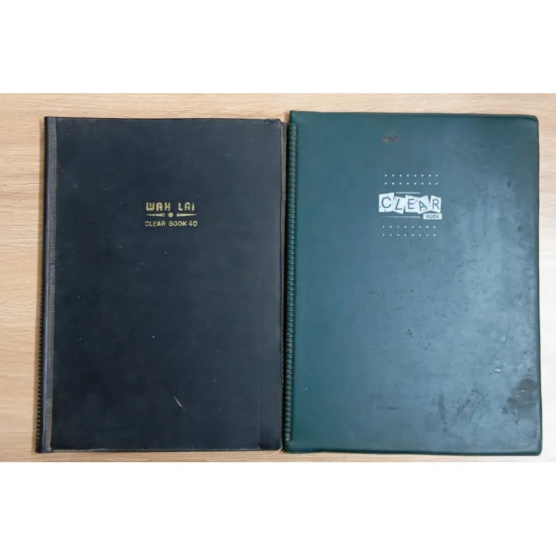 2 Sổ menu, lưu trữ giấy tờ A4 (cũ) 978103