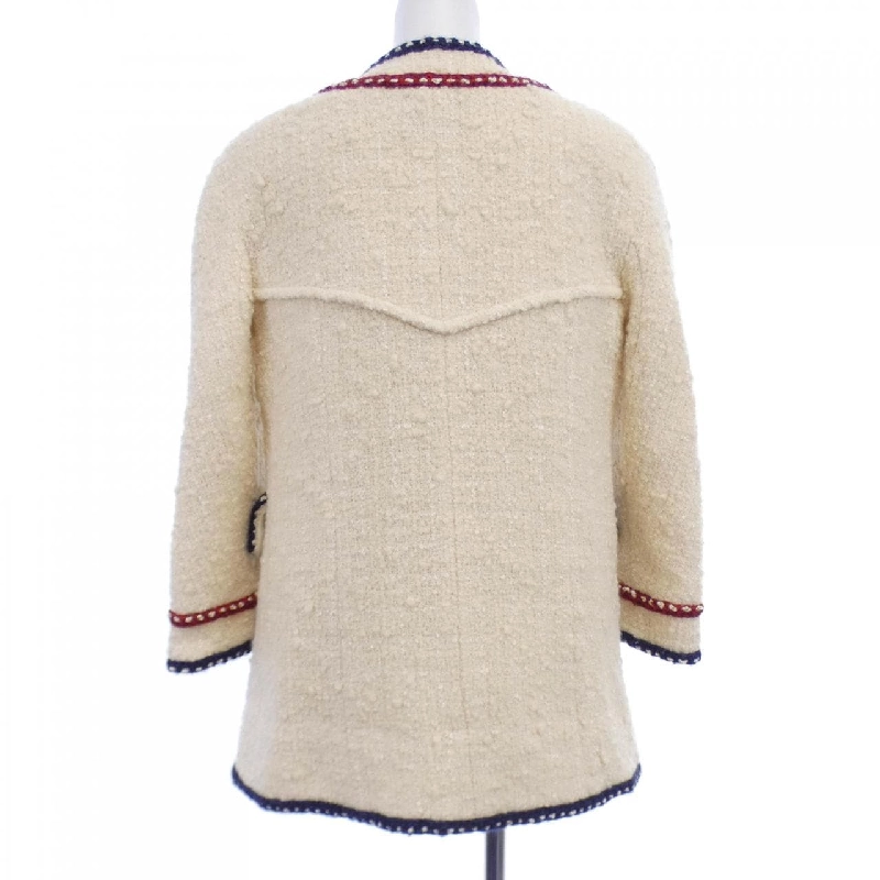 【Mã giảm giá】Áo khoác không cổ CHANEL 637552