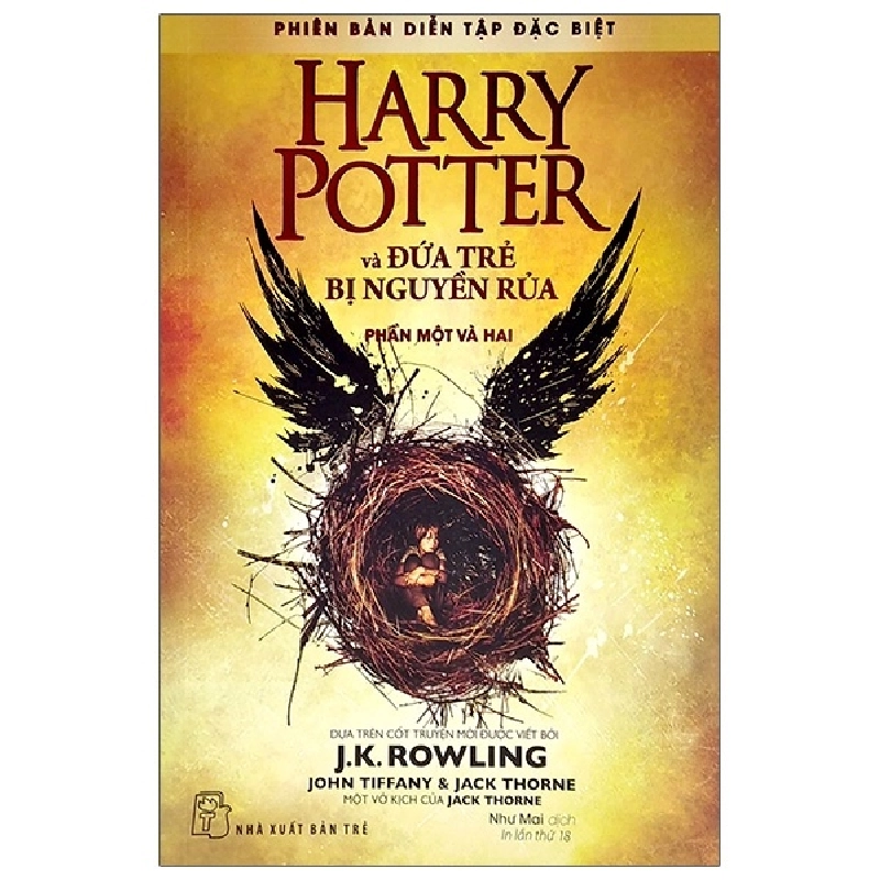 Harry Potter Và Đứa Trẻ Bị Nguyền Rủa: Phần Một Và Hai - J.K.Rowling, John Tiffany, Jack Thorne (Mới 100%) Huyền bí, giả tưởng, kinh dị, NXB Trẻ - SÁCH ĐẠI HỌC 480119