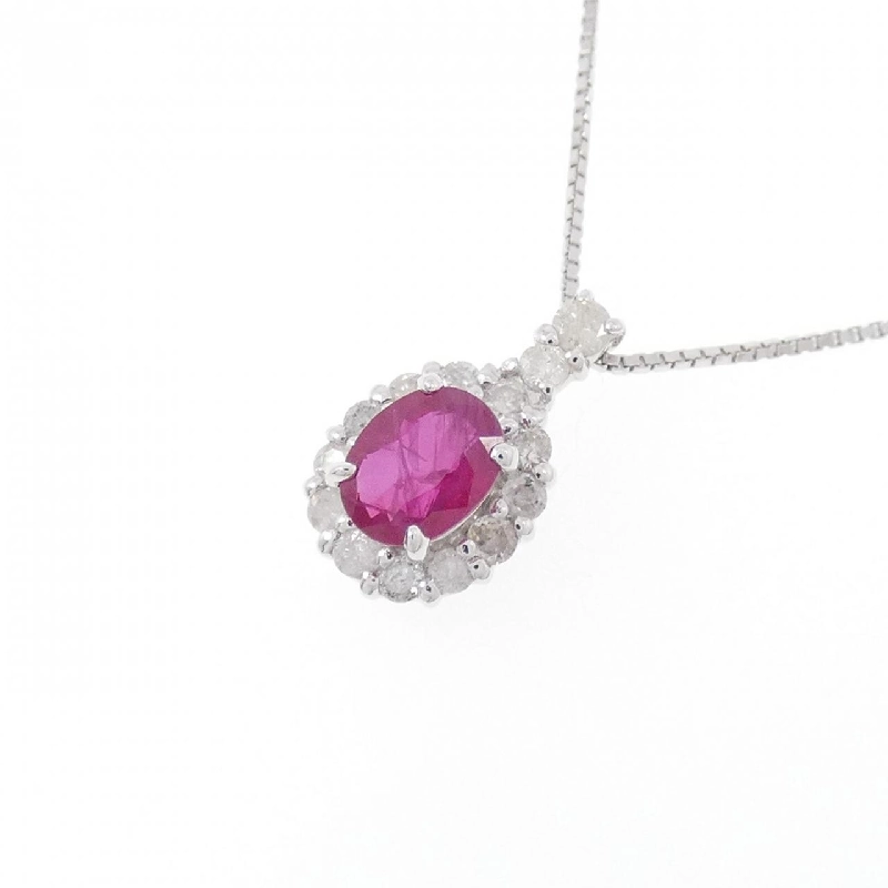 K14WG/K18WG Nhẫn Ruby 0.52CT - Hàng hiệu Chính hãng 861332