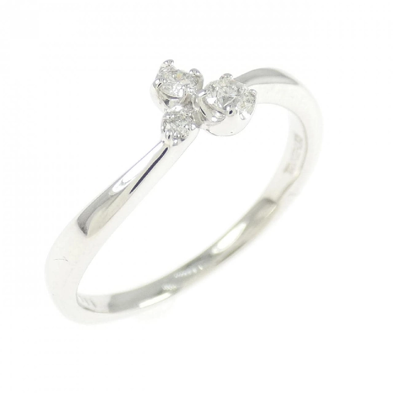 Nhẫn kim cương K18WG 0.11CT 671331