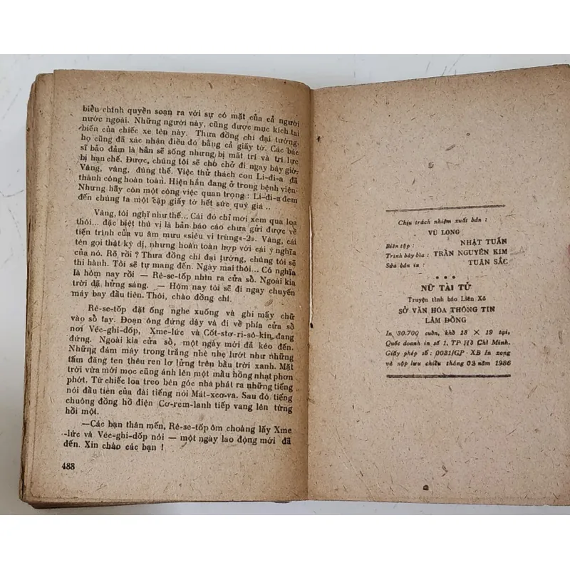 Truyện tình báo Liên Xô: NỮ TÀI TỬ 702971