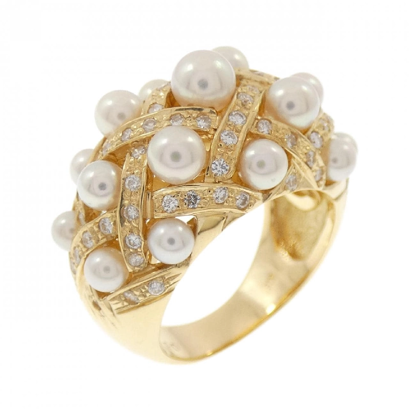 Nhẫn ngọc trai Akoya K18YG 668140